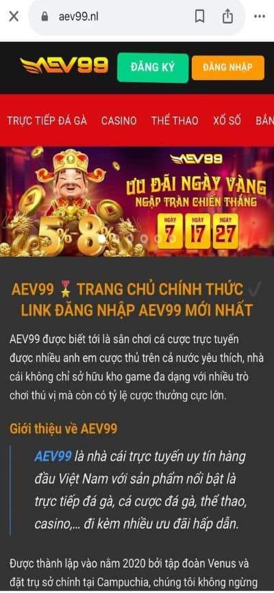 Đăng ký, đăng nhập tài khoản AEV99 Đăng ký, đăng nhập tài khoản AEV99