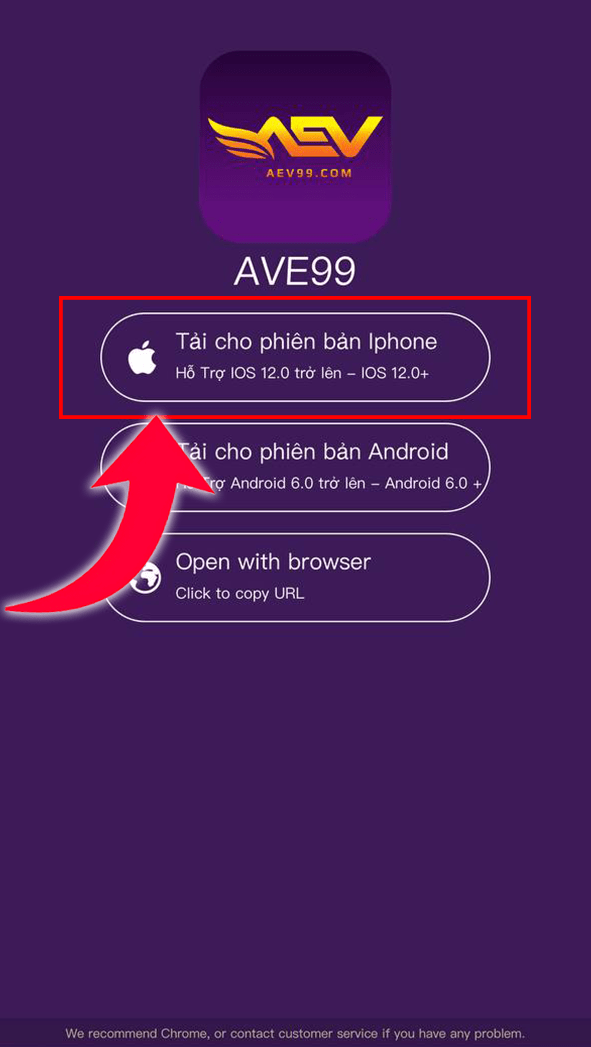 Bấm vào ô tải cho phiên bản Iphone Bấm vào ô tải cho phiên bản Iphone