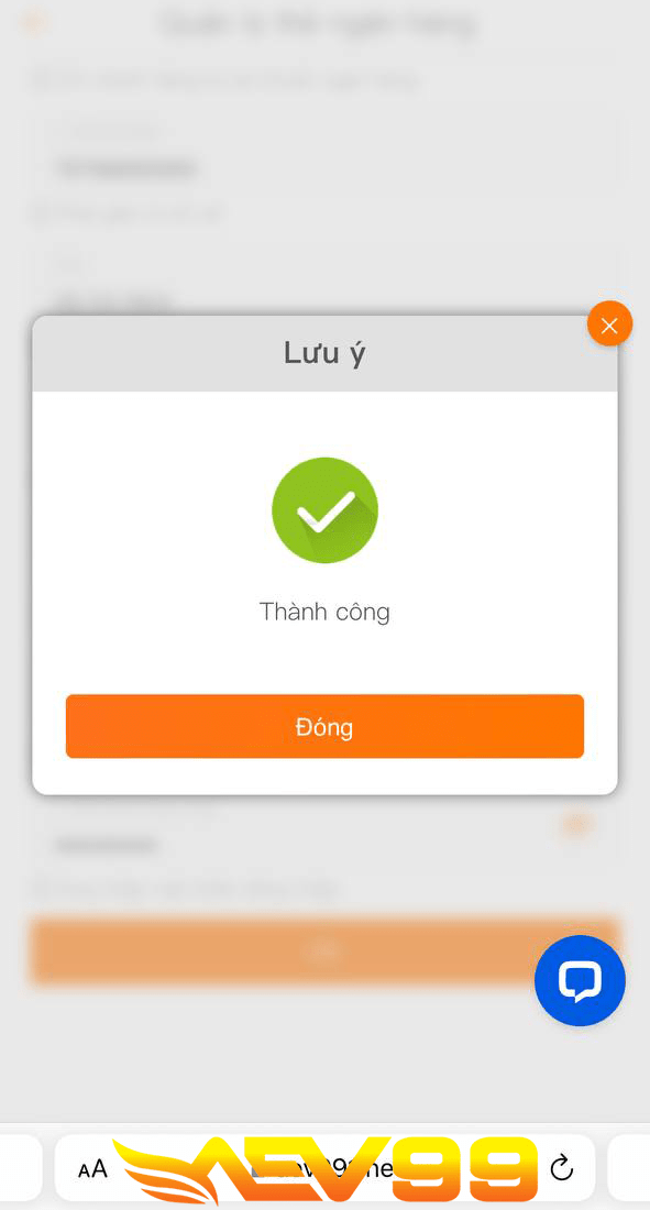 Hoàn tất quá trình liên kết ngân hàng Hoàn tất quá trình liên kết ngân hàng
