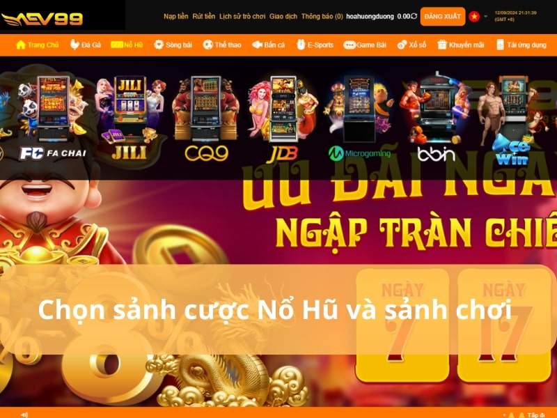 Chọn sảnh chơi cá cược nổ hũ Chọn sảnh chơi cá cược nổ hũ